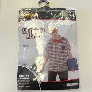 Spirit of Halloween Vintage Grab N Go Nerd Costume. Size Medium. Perfect Cond.!
